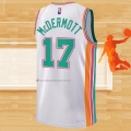 Camiseta San Antonio Spurs Doug McDermott NO 17 Ciudad 2021-22 Blanco