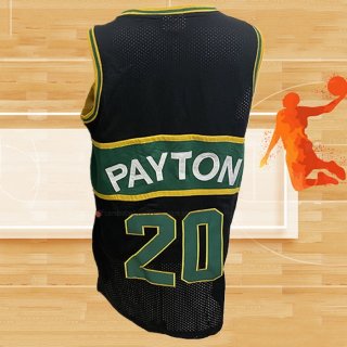 Camiseta Seattle SuperSonics Gary Payton NO 20 Mitchell & Ness 1994-95 Negro