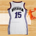 Camiseta Mujer Toronto Raptors Vince Carter NO 15 Blanco