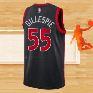 Camiseta Toronto Raptors Freddie Gillespie NO 55 Statement 2020-21 Negro