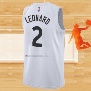 Camiseta Toronto Raptors Kawhi Leonard NO 2 Ciudad 2018 Blanco