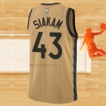 Camiseta Toronto Raptors Pascal Siakam NO 43 Ciudad 2023-24 Oro