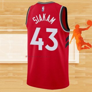 Camiseta Toronto Raptors Pascal Siakam NO 43 Statement 2018 Rojo