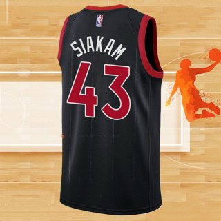 Camiseta Toronto Raptors Pascal Siakam NO 43 Statement 2020-21 Negro