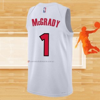 Camiseta Toronto Raptors Tracy Mcgrady NO 1 Association 2022-23 Blanco