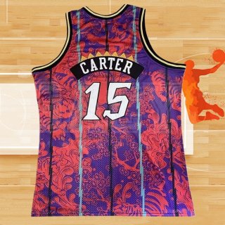 Camiseta Toronto Raptors Vince Carter NO 15 Special Year Of The Tiger Rojo