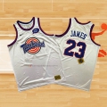 Camiseta Tune Squad Lebron James NO 23 Blanco