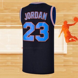 Camiseta Tune Squad Michael Jordan NO 23 Negro