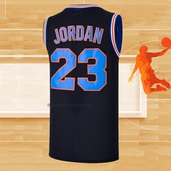 Camiseta Tune Squad Michael Jordan NO 23 Negro