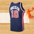 Camiseta USA 1992 Clyde Drexler NO 10 Azul