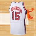 Camiseta USA 1992 James Johnson NO 15 Blanco