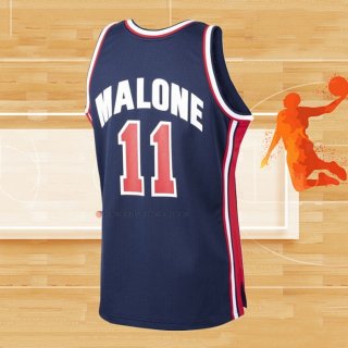 Camiseta USA 1992 Karl Malone NO 11 Azul