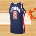 Camiseta USA 1992 Michael Jordan NO 9 Azul