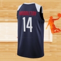 Camiseta USA Khris Middleton 2019 FIBA Basketball World Cup Azul