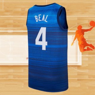 Camiseta USA 2021 Bradley Beal NO 4 Azul