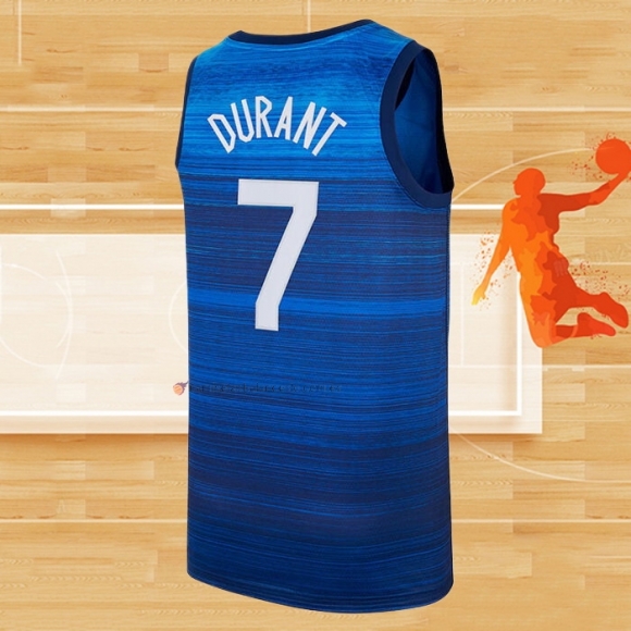 Camiseta USA 2021 Kevin Durant NO 7 Azul