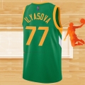 Camiseta Utah Jazz Ersan Ilyasova NO 77 Earned 2020-21 Verde