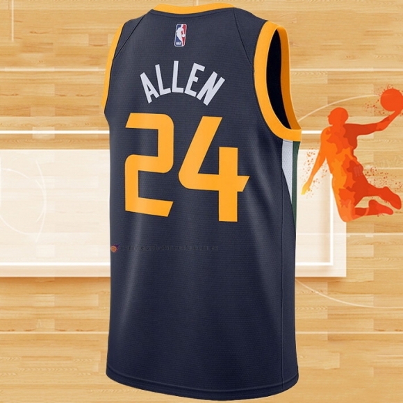 Camiseta Utah Jazz Grayson Allen NO 24 Icon Azul