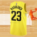 Camiseta Utah Jazz Lauri Markkanen NO 23 Icon 2022-23 Amarillo