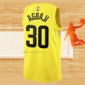 Camiseta Utah Jazz Ochai Agbaji NO 30 Icon 2022-23 Amarillo