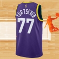 Camiseta Utah Jazz Omer Yurtseven NO 77 Classic 2023-24 Violeta