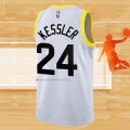 Camiseta Utah Jazz Walker Kessler NO 24 Association 2022-23 Blanco