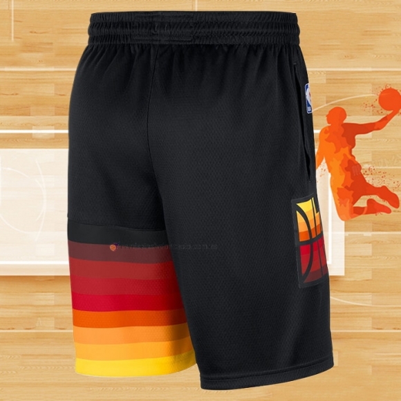 Pantalone Utah Jazz Ciudad 2020-21 Negro