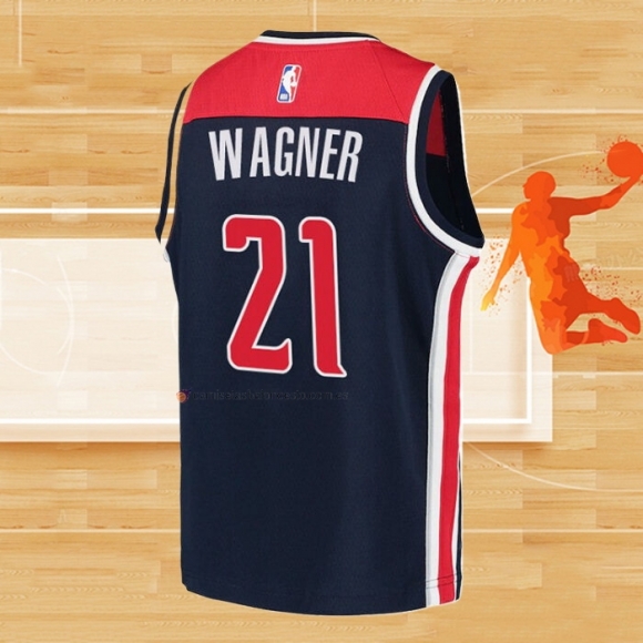 Camiseta Nino Washington Wizards Moritz Wagner Association 2020-21 Azul