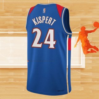 Camiseta Washington Wizards Corey Kispert NO 24 Ciudad 2021-22 Azul