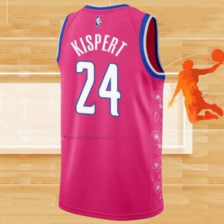 Camiseta Washington Wizards Corey Kispert NO 24 Ciudad 2022-23 Rosa