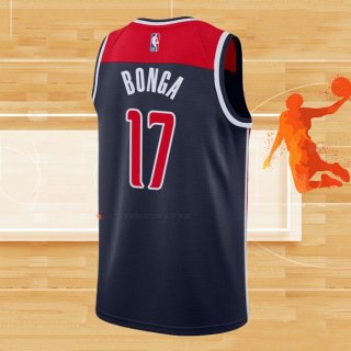 Camiseta Washington Wizards Isaac Bonga NO 17 Statement Edition Azul