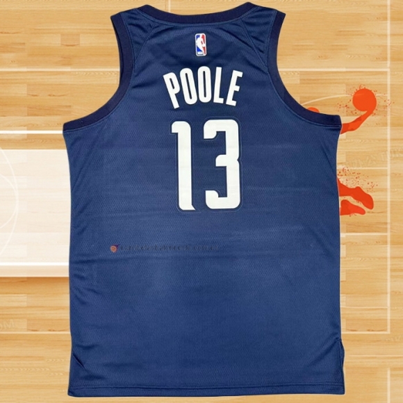 Camiseta Washington Wizards Jordan Poole NO 13 Statement 2024-25 Azul