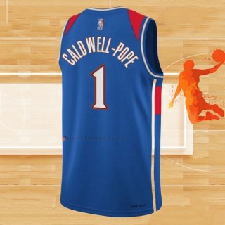 Camiseta Washington Wizards Kentavious Caldwell-Pope NO 1 Ciudad 2021-22 Azul