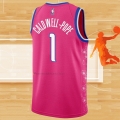 Camiseta Washington Wizards Kentavious Caldwell-Pope NO 1 Ciudad 2022-23 Rosa