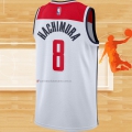 Camiseta Washington Wizards Rui Hachimura NO 8 Association 2020-21 Blanco